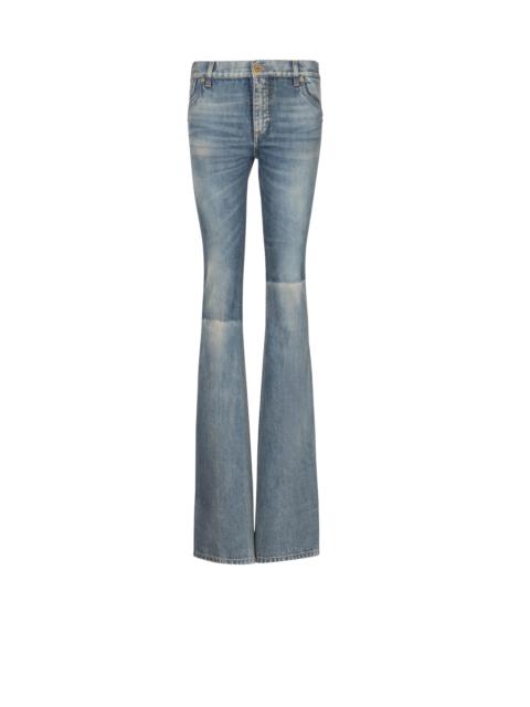 Western bootcut denim jeans