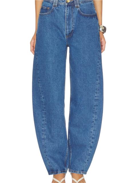 Aje. Stevie Barrel Ankle Jeans