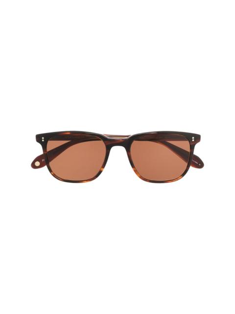 Garrett Leight tortoiseshell square sunglasses