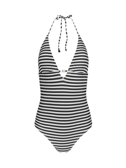 L'AGENCE Leila Halter One-Piece Swimsuit
