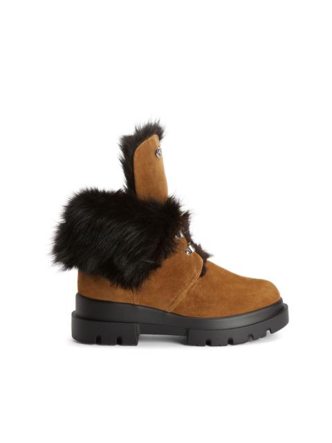 Phillis faux-fur trim boots