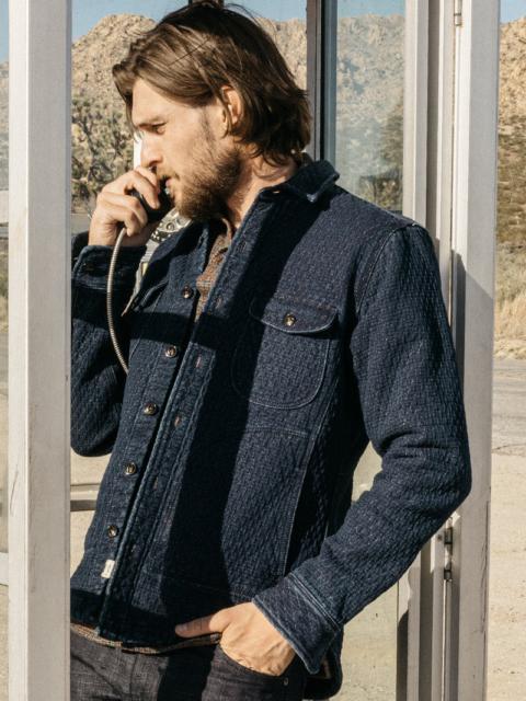 HIROSHI KATO The Anvil Quilt Denim - Dark Indigo