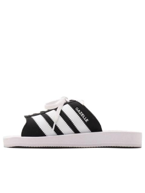adidas (WMNS) adidas GAZELLE BEACH Slides 'White Black' JQ7421