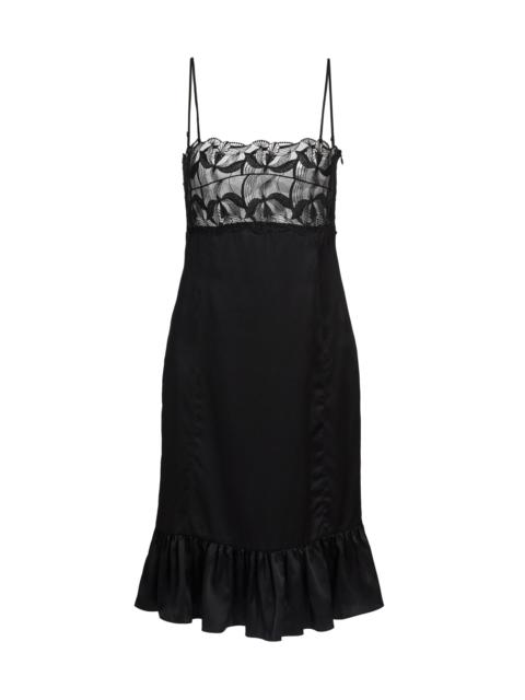 KIKI DE MONTPARNASSE Women's Eclore Embroidered Midi-Dress - Black