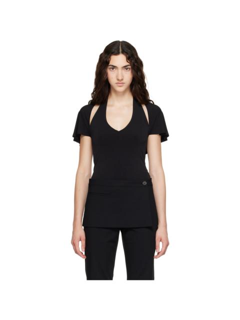 SANDY LIANG Black Bellini Top