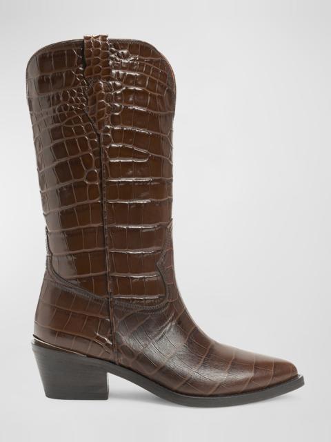 PARTLOW Meghan Croco Western Boots