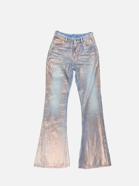 Acne Studios Fitted glitter jeans - 2025F - Rose copper/light blue