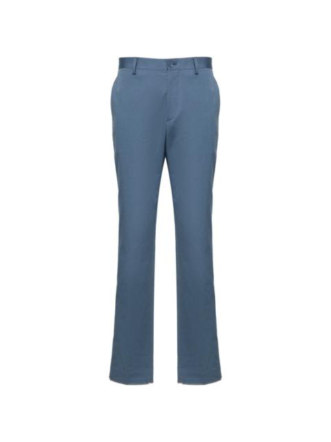 mid-rise twill chino trousers