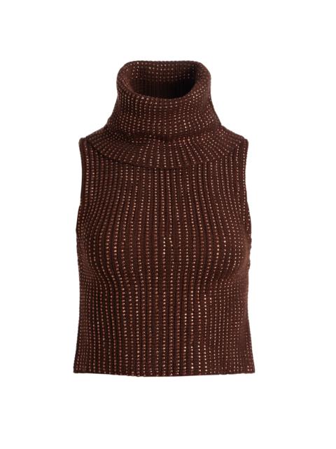 Alice + Olivia ALMA SHELL WITH HEATSET STONES
