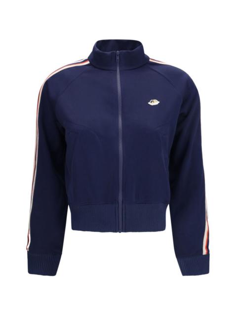 FIORUCCI Angels-patch zip-up sweatshirt