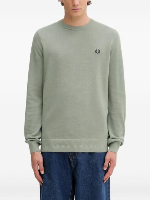 Fred Perry logo-embroidered sweater