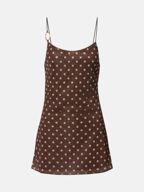Oséree Lumière polka-dot minidress