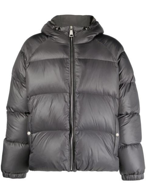 Khrisjoy logo-embossed padded down jacket