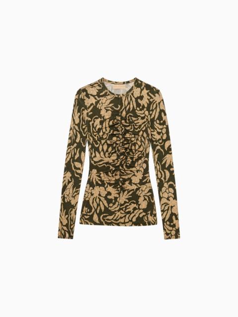 ULLA JOHNSON Asha Long Sleeve Jersey Top