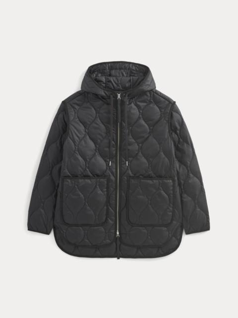 EVERLANE RENEW QUILTED HOODED LINER