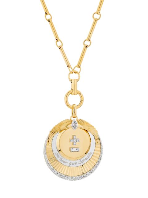 FOUNDRAE Women's Vivacity 18K Yellow Gold & 1.33 TCW Diamond Pendant Necklace - Yellow Gold