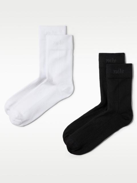 Nike Nike Everyday Plus Women's 경량 승무원 양말 (2-Pair)