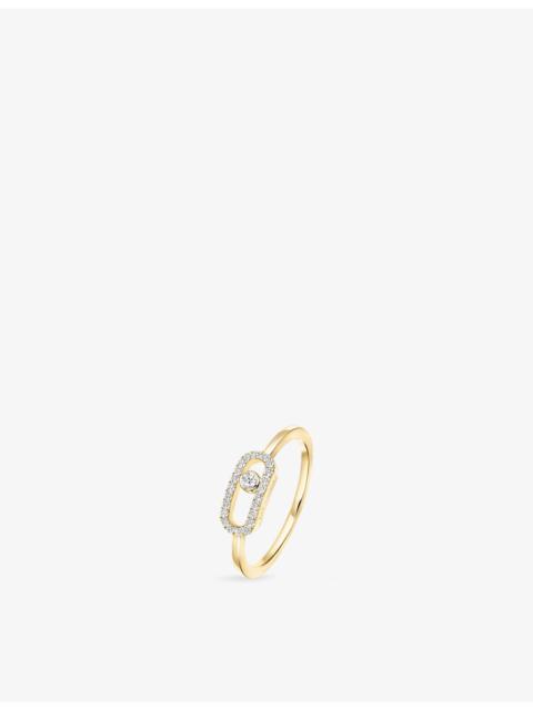 MESSIKA Move Uno 18ct yellow-gold and diamond ring