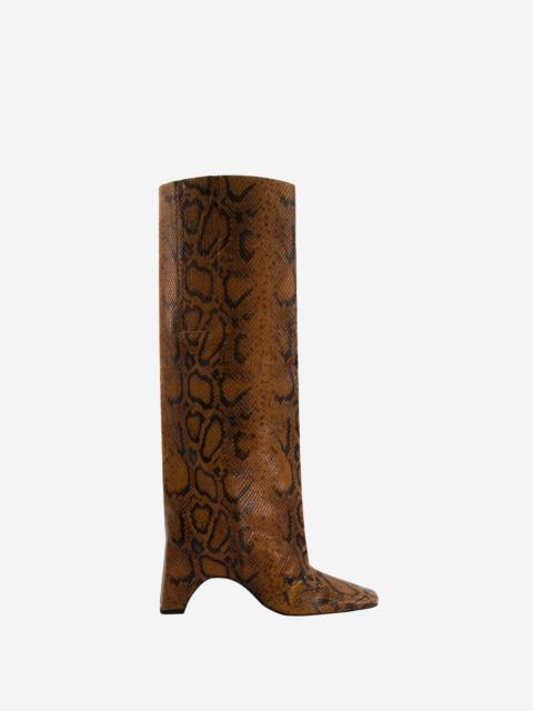 Snake Print Bridge Boot