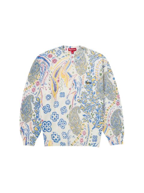 トップス Supreme Crochet Zip Up Cardigan \"White Supreme Crochet Zip Up Cardigan White Men's - SS25 - US