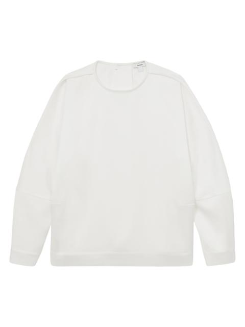 REISS Women's Natalia Satin Button-Back Top - Ivory