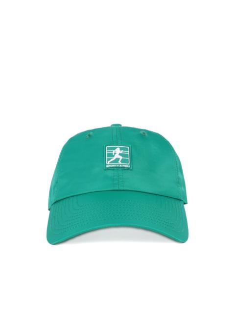 Sporty & Rich logo-patch cap