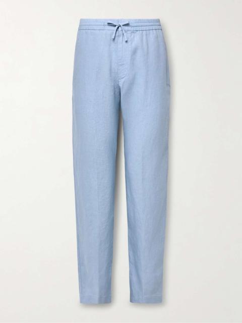 Canali Slim-Fit Linen Drawstring Trousers