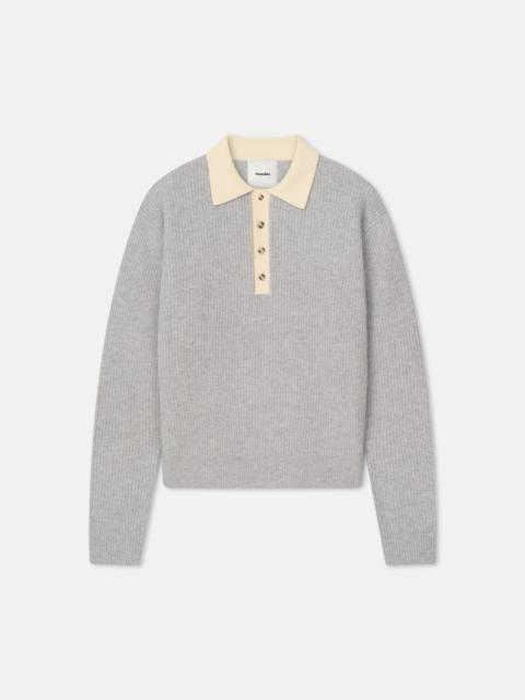 Nanushka Merino and Terry Polo Sweater