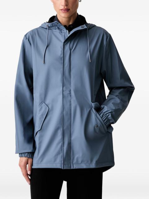 RAINS hooded fishtail coats