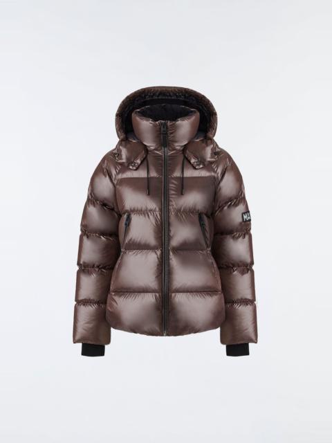 MACKAGE EDANA down puffer jacket with removable hood