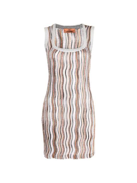 Missoni striped sleeveless minidress