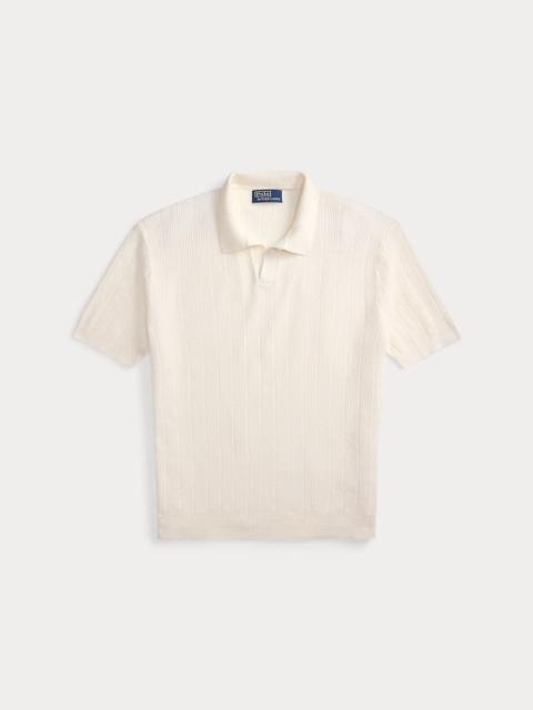 Polo Ralph Lauren Linen Johnny-Collar Sweater