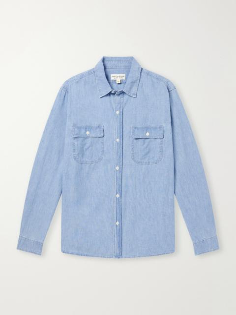 NILI LOTAN Callum Cotton-Chambray Shirt
