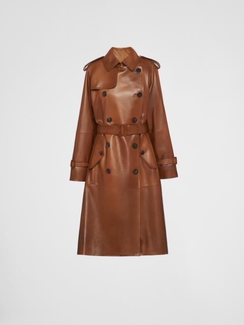 Prada Nappa leather coat