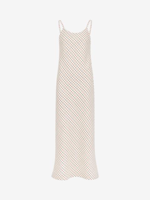 Tattersall lambswool slip dress