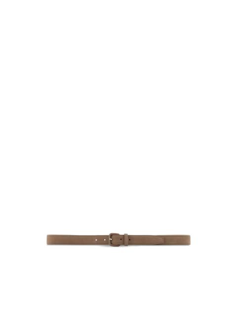GIORGIO ARMANI suede buckle belt