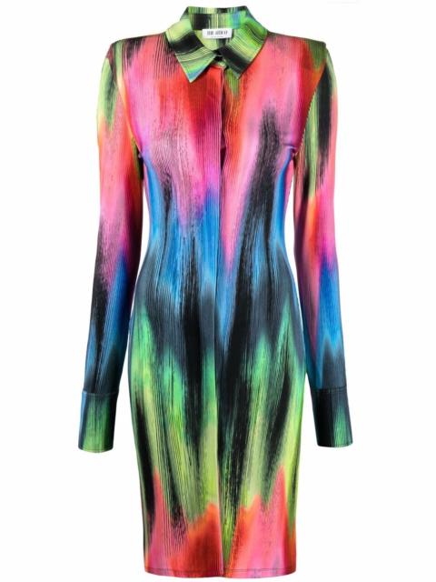 THE ATTICO graphic-print shirtdress