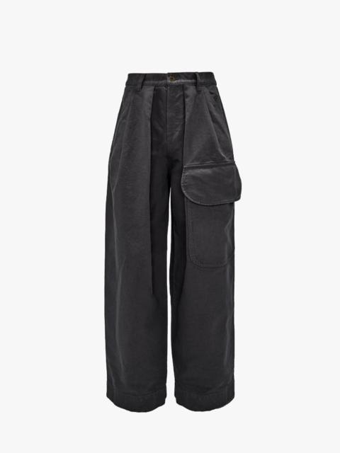 JW Anderson CARGO TROUSERS WITH OVERSIZED POCKET