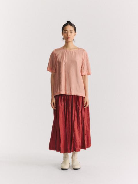 CASEY/CASEY 2 LAYERS TOP - L-SILK - OLD PINK