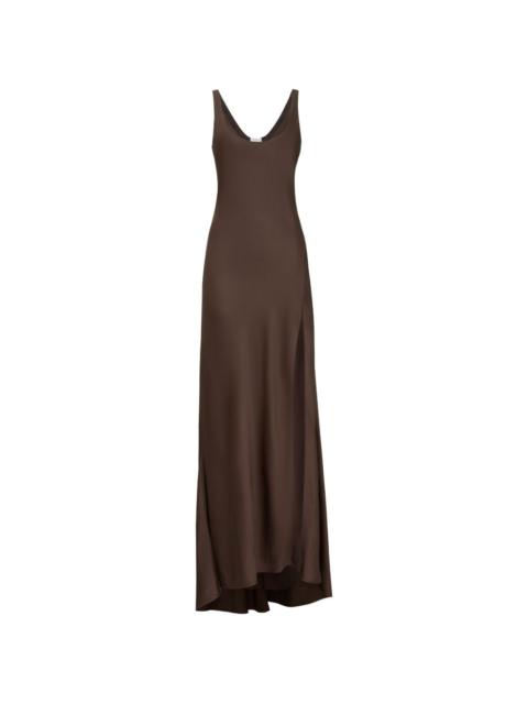 Brunello Cucinelli satin long dress