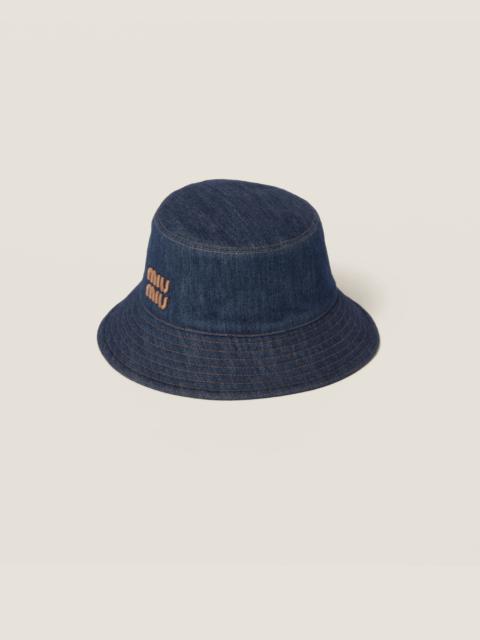 Miu Miu Denim bucket hat