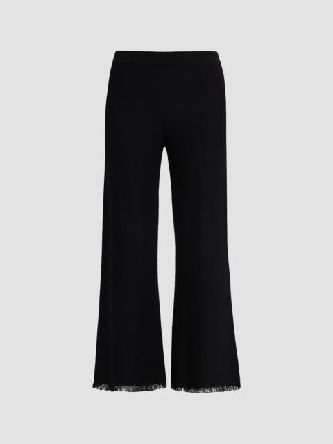 KOBI HALPERIN Women's Valley Knit Flare Trousers - Black