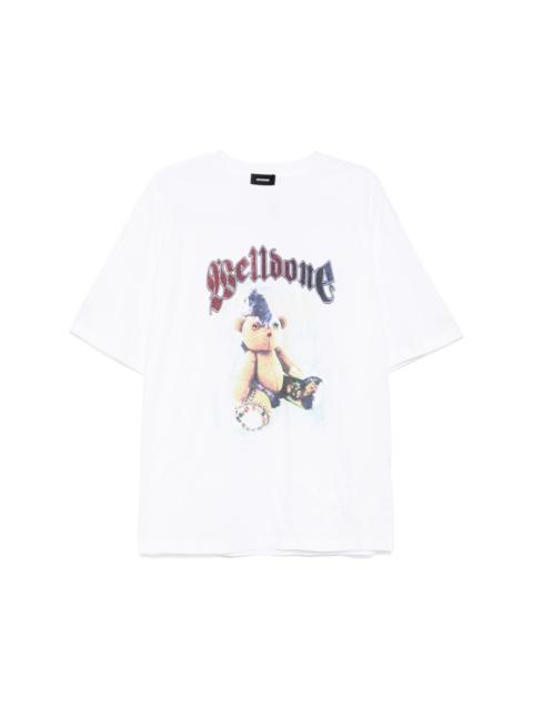 We11done logo print T-shirt