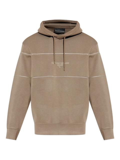 EMPORIO ARMANI logo-print hoodie