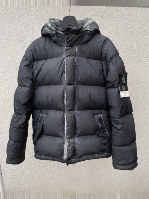 Supreme Stone Island Reversible Down Puffer Jacket Black