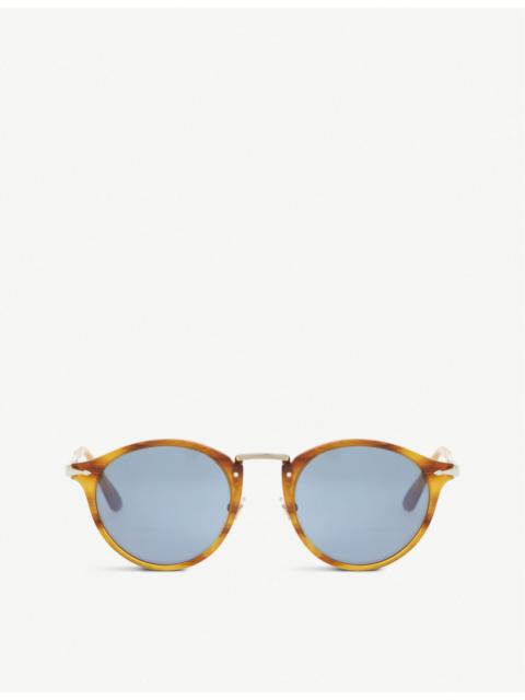 Persol Po3166S Havana Phantos round-frame tortoiseshell sunglasses