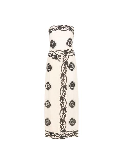 Johanna Ortiz Ancient midi dress