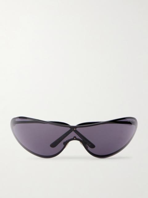 TOM FORD Brady-02 D-frame Black-tone Sunglasses