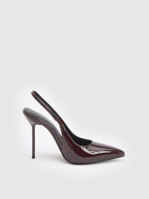 KAREN MILLEN Patent Leather Slingback Heeled Shoe