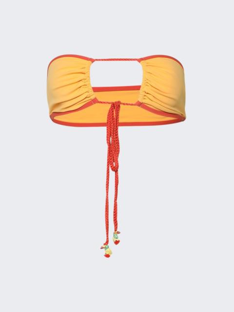 CHRISTOPHER ESBER Cusa Tie Bandeau Valencia And Carnelian